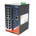 ORing GigE 16x 10/100/1000TX + 8x SFP Managed Industrial Switch